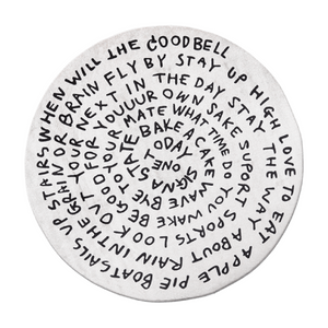 Monochromatic Round Rug | Qeeboo Morning Thoughts | OROA.com