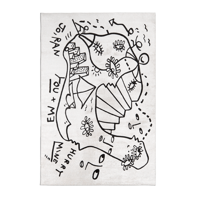 Doodle Design Rug | Qeeboo Dream Dimension | OROA.com