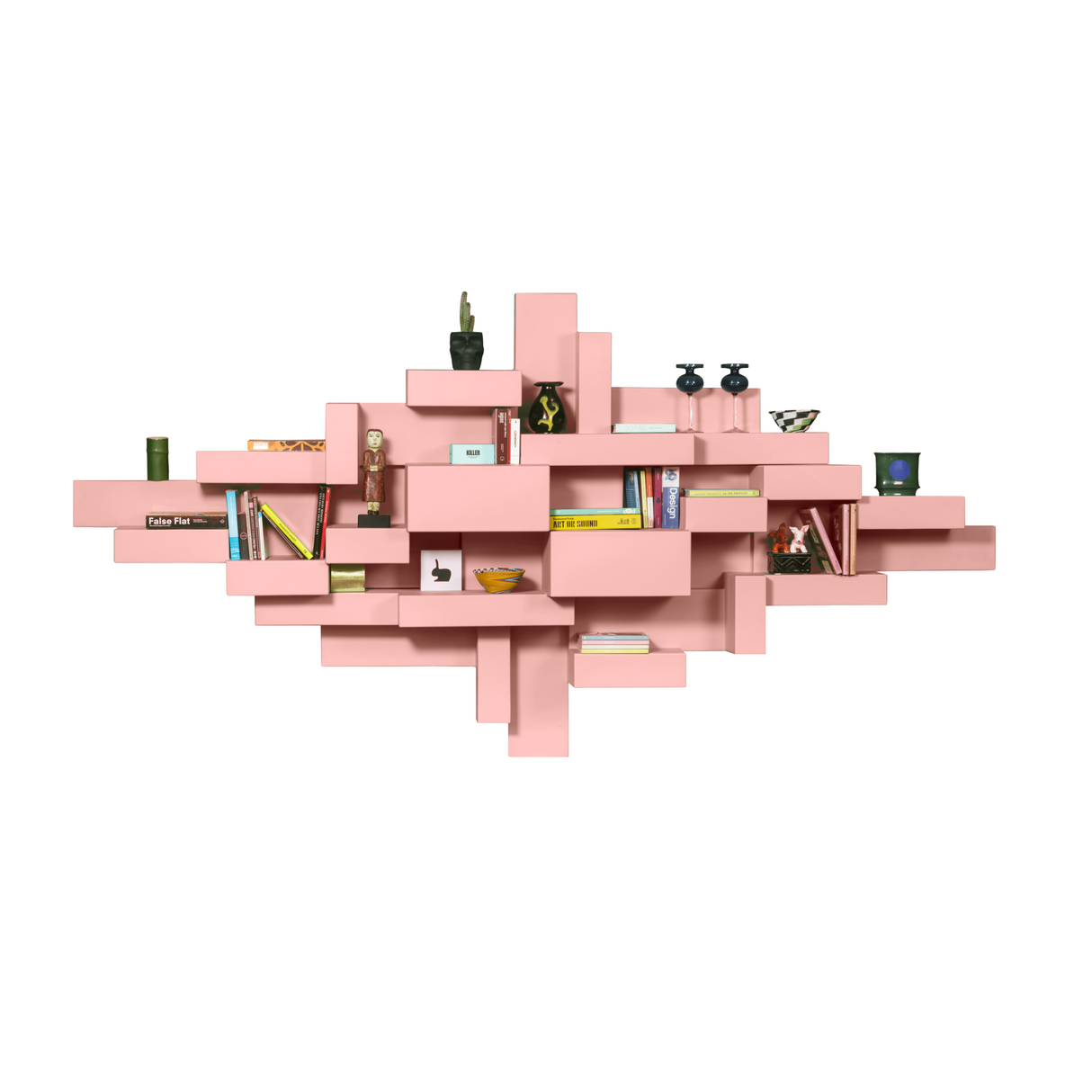 Geometric Modular Wall Shelf | Qeeboo Primitive | OROA.com