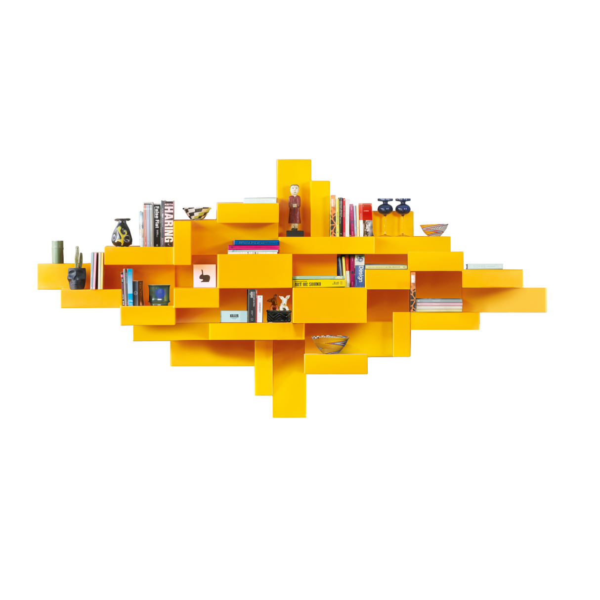 Geometric Modular Wall Shelf | Qeeboo Primitive | OROA.com