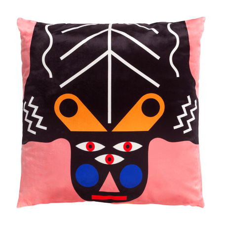 Graphic Print Cushion | Qeeboo Oggian | OROA.com