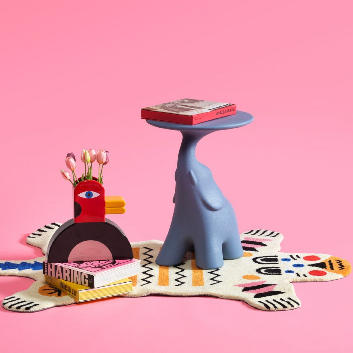 Figurative Duck Ceramic Vase | Qeeboo Oggian Giuggiolo | OROA.com