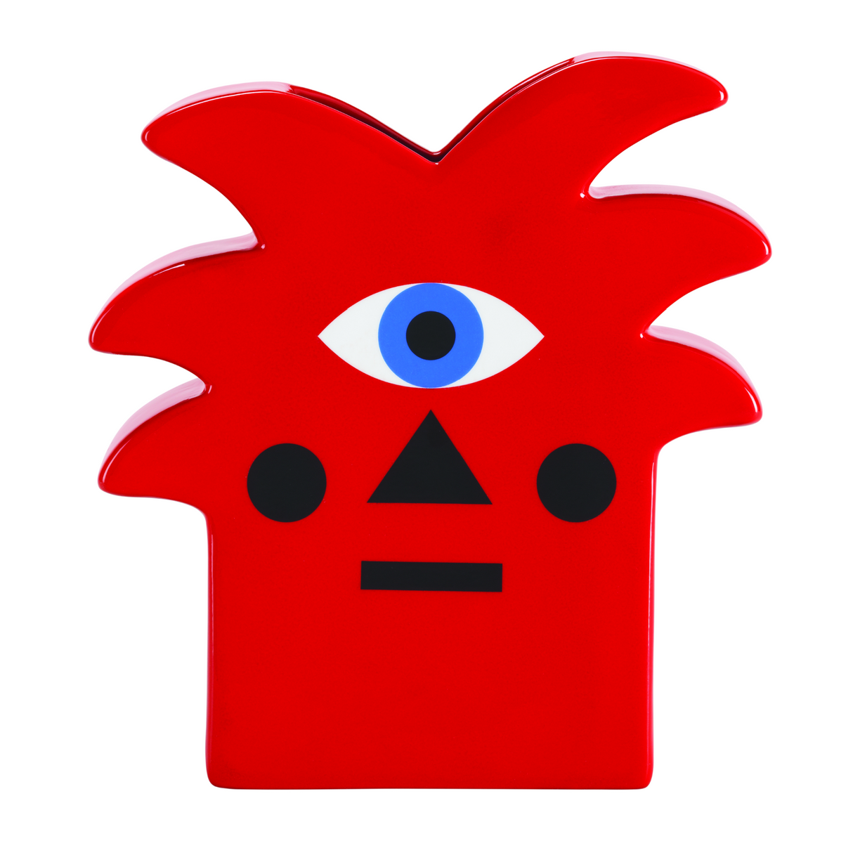 Red Plant Ceramic Vase | Qeeboo Oggian Red Palm | OROA.com