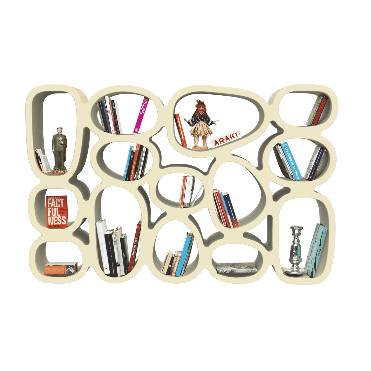 Abstract Sectioned Bookcase | Qeeboo Koibuchi | OROA.com