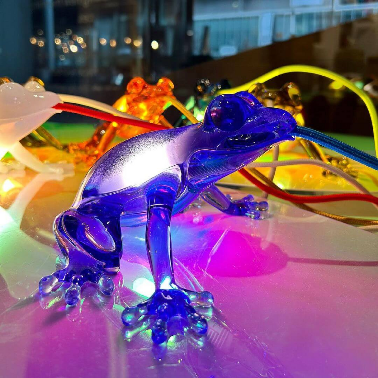 Sculptured Table/Wall Lamp | Qeeboo Hungry Frog | OROA.com