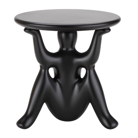 Molded Sculptural Side Table | Qeeboo Helpyourself | OROA.com