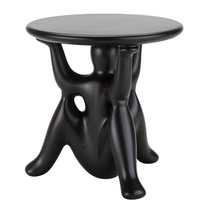 Molded Sculptural Side Table | Qeeboo Helpyourself | OROA.com