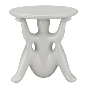 Molded Sculptural Side Table | Qeeboo Helpyourself | OROA.com