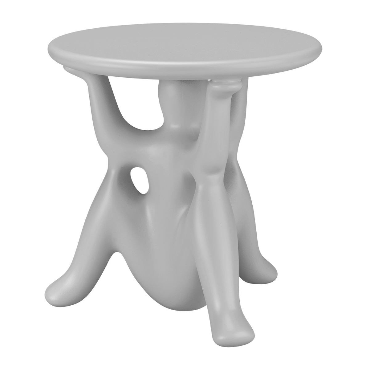 Molded Sculptural Side Table | Qeeboo Helpyourself | OROA.com