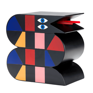 Lacquered Wood Coffee Table | Qeeboo Oggian | OROA.com