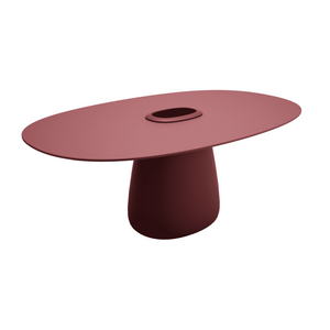 Indoor/Outdoor Bucket Dining Table | Qeeboo Cobble | OROA.com