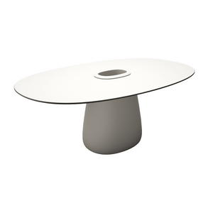 Indoor/Outdoor Bucket Dining Table | Qeeboo Cobble | OROA.com