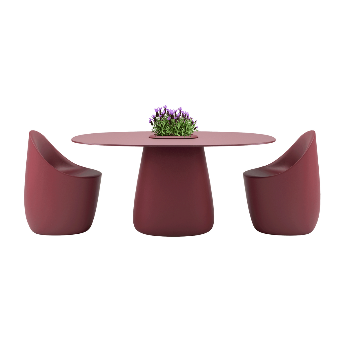 Indoor/Outdoor Bucket Dining Table | Qeeboo Cobble | OROA.com