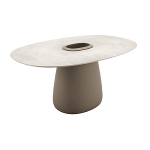 Indoor/Outdoor Bucket Dining Table | Qeeboo Cobble | OROA.com