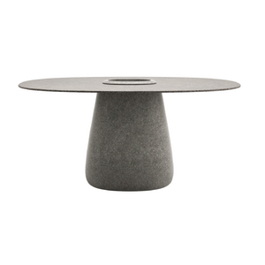 Indoor/Outdoor Bucket Dining Table | Qeeboo Cobble | OROA.com