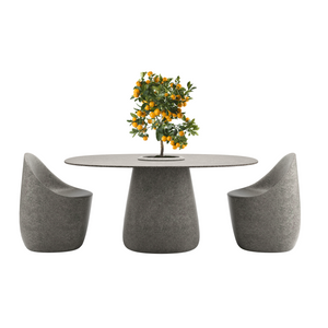 Indoor/Outdoor Bucket Dining Table | Qeeboo Cobble | OROA.com
