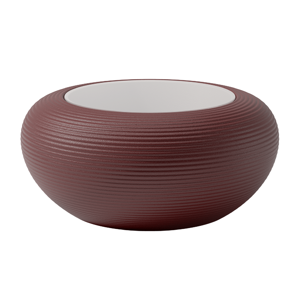 Glass Top Round Table | Qeeboo Nami | OROA.com