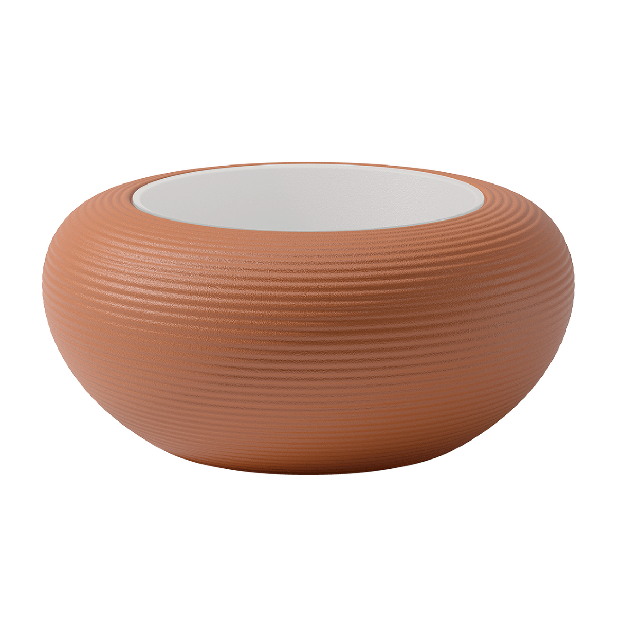 Glass Top Round Table | Qeeboo Nami | OROA.com