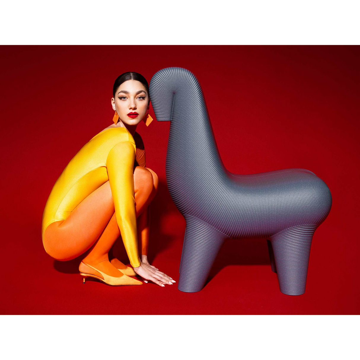 Sculptural Indoor/Outdoor Chair | Qeeboo Ghoda | OROA.com