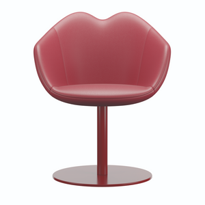 Lips-Shaped Swivel Chair | Qeeboo Xoxo | OROA.com