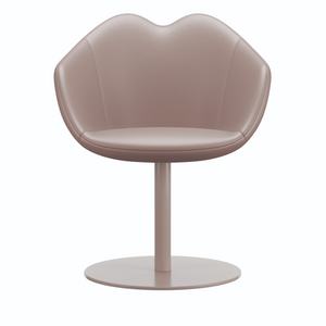 Lips-Shaped Swivel Chair | Qeeboo Xoxo | OROA.com