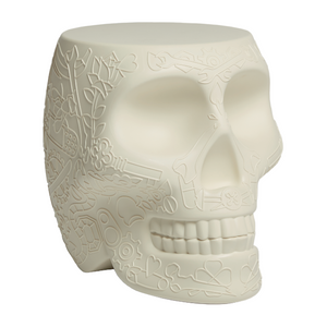 Skull-Shaped Stool Side Table | Qeeboo Mexico | OROA.com