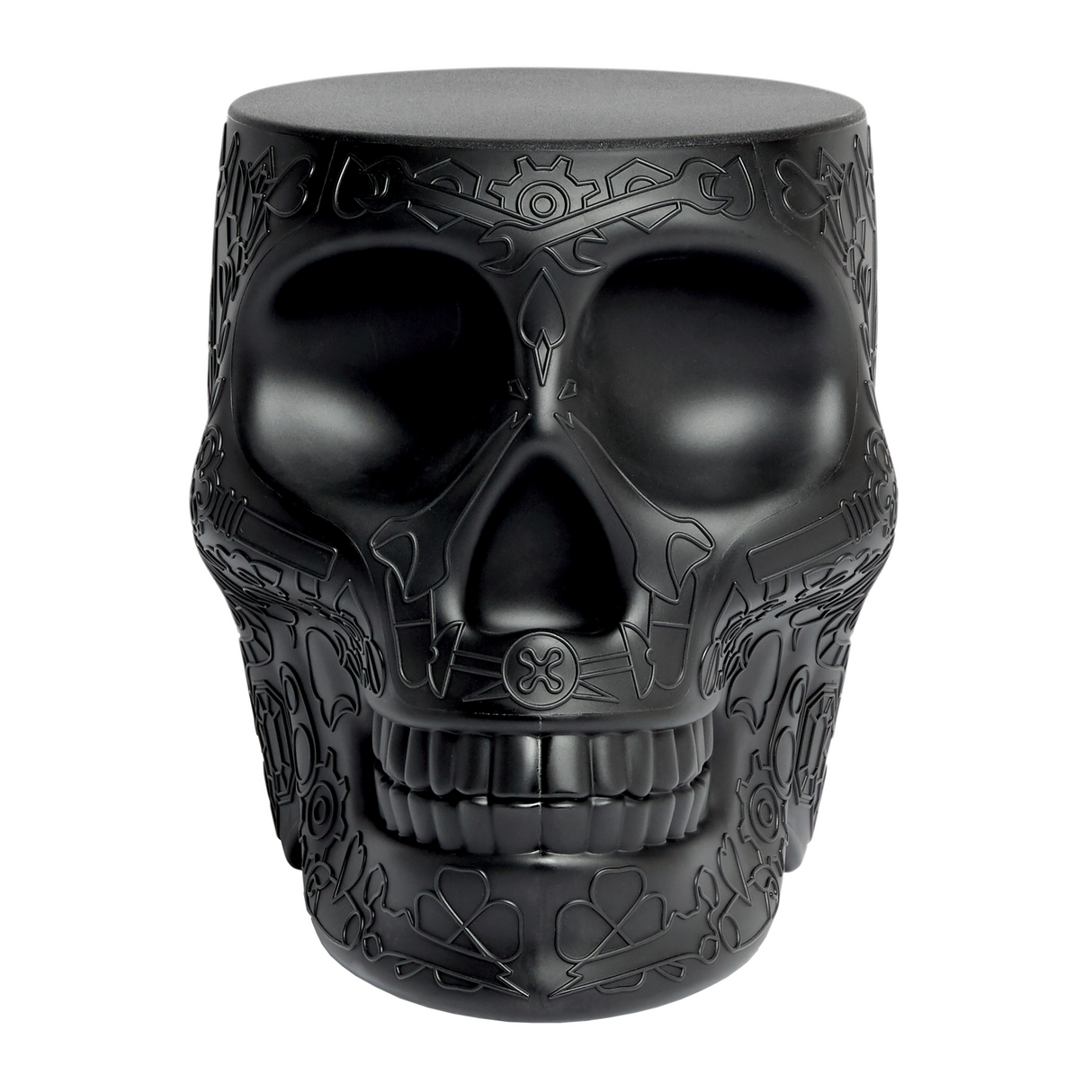 Skull-Shaped Stool Side Table | Qeeboo Mexico | OROA.com