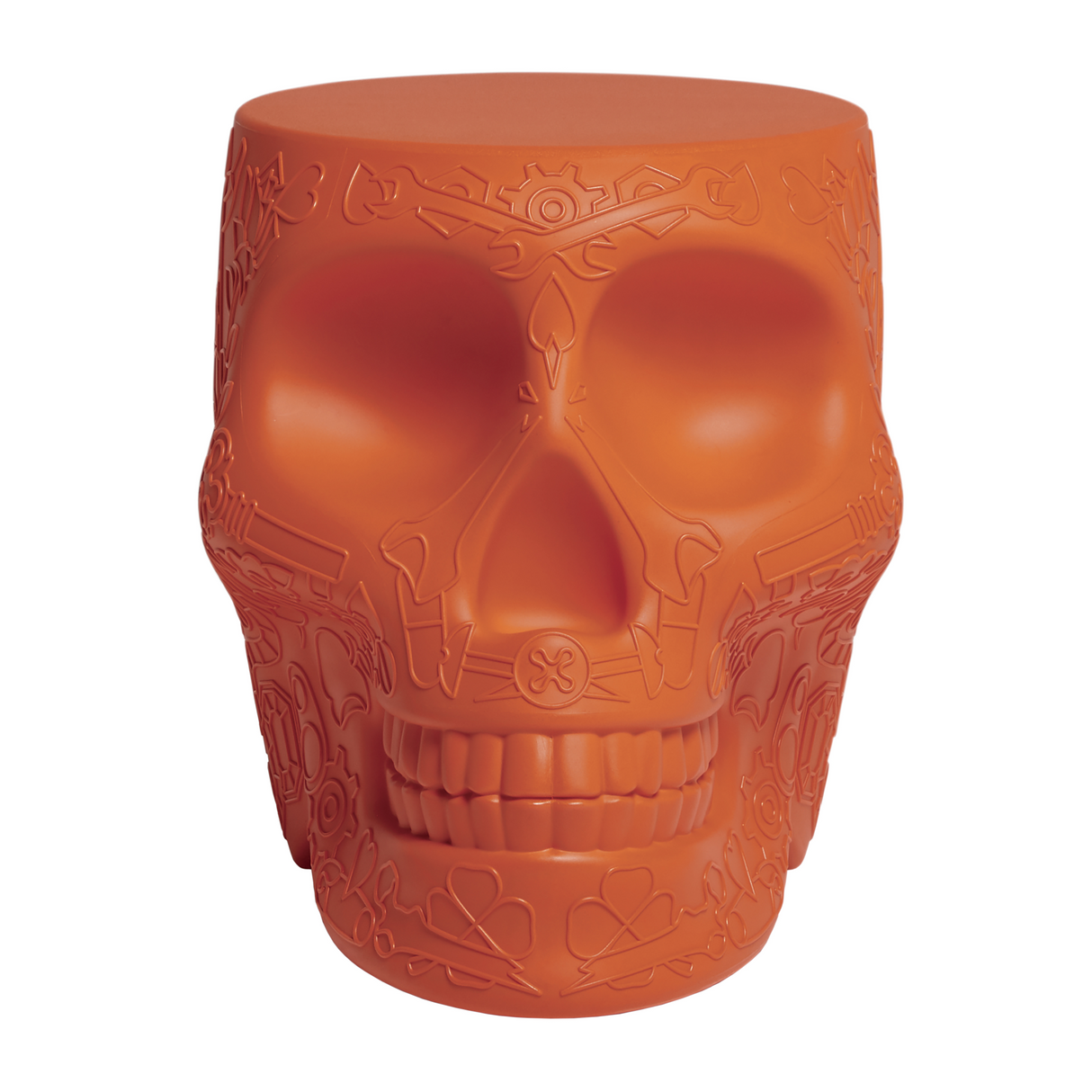 Skull-Shaped Stool Side Table | Qeeboo Mexico | OROA.com