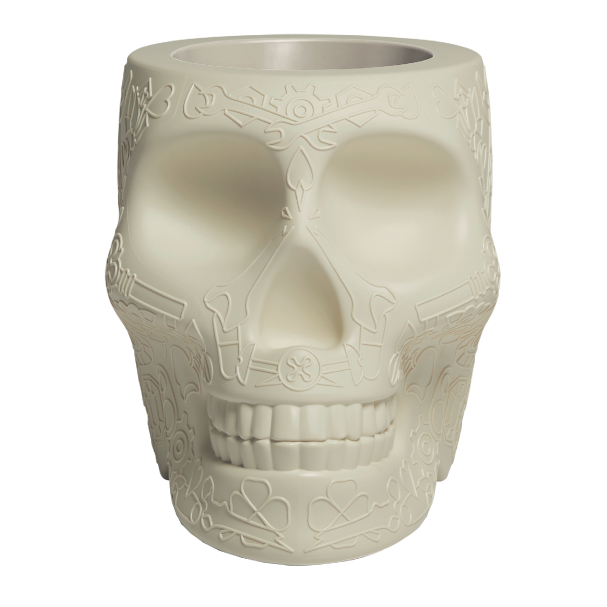 Skull-Shaped Planter Champagne Cooler | Qeeboo Mexico | OROA.com