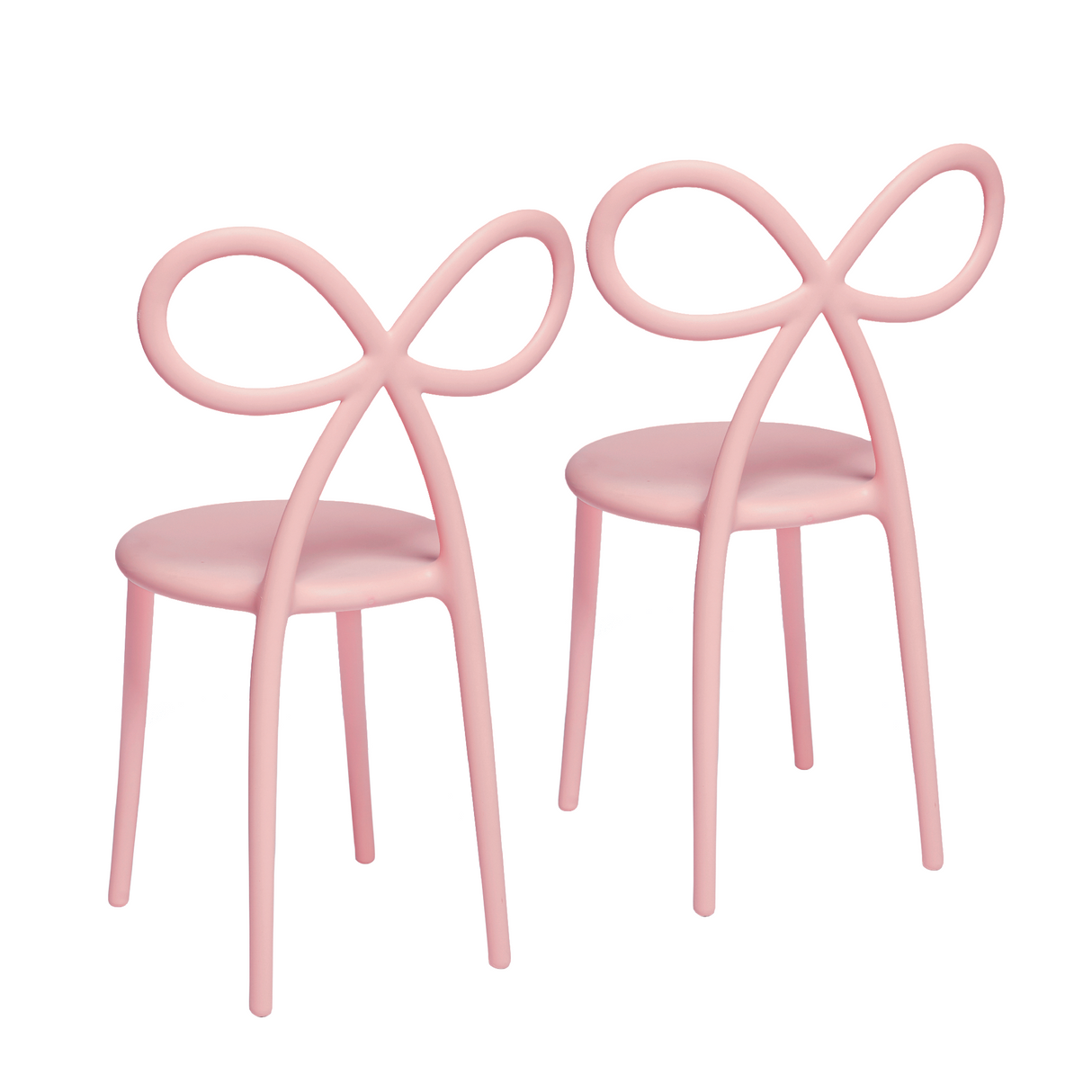 Modern Chic Dining Chair Set (2) | Qeeboo Ribbon | OROA.com