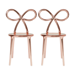 Modern Chic Dining Chair Set (2) | Qeeboo Ribbon | OROA.com