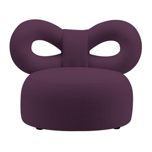 Upholstered Bow Lounge Chair | Qeeboo Ribbon | OROA.com
