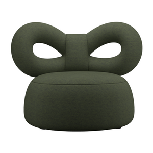 Upholstered Bow Lounge Chair | Qeeboo Ribbon | OROA.com