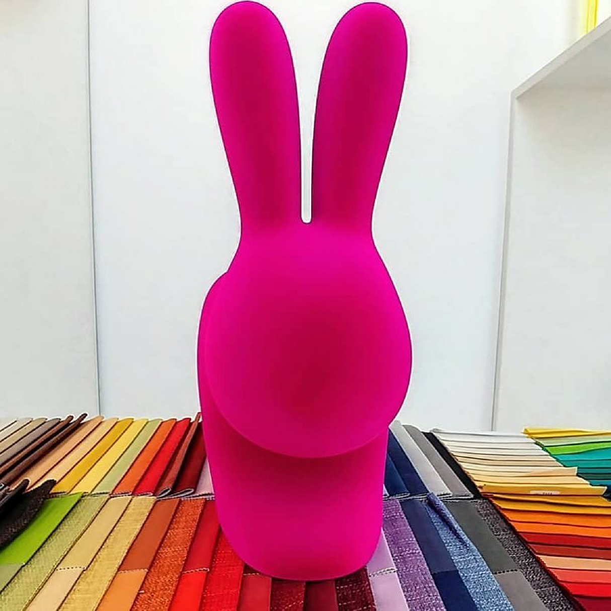 Velvet Bunny Accent Chair | Qeeboo Rabbit | Italianfurniture.om