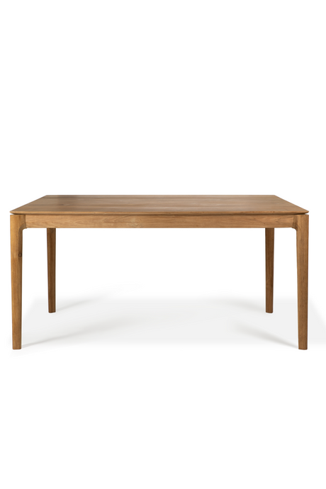Teak Minimalist Dining Table | Ethnicraft Bok | Oroa.com