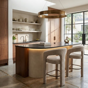 Modern European furniture - Cream 3-Legged Counter Stool - www.oroa.com