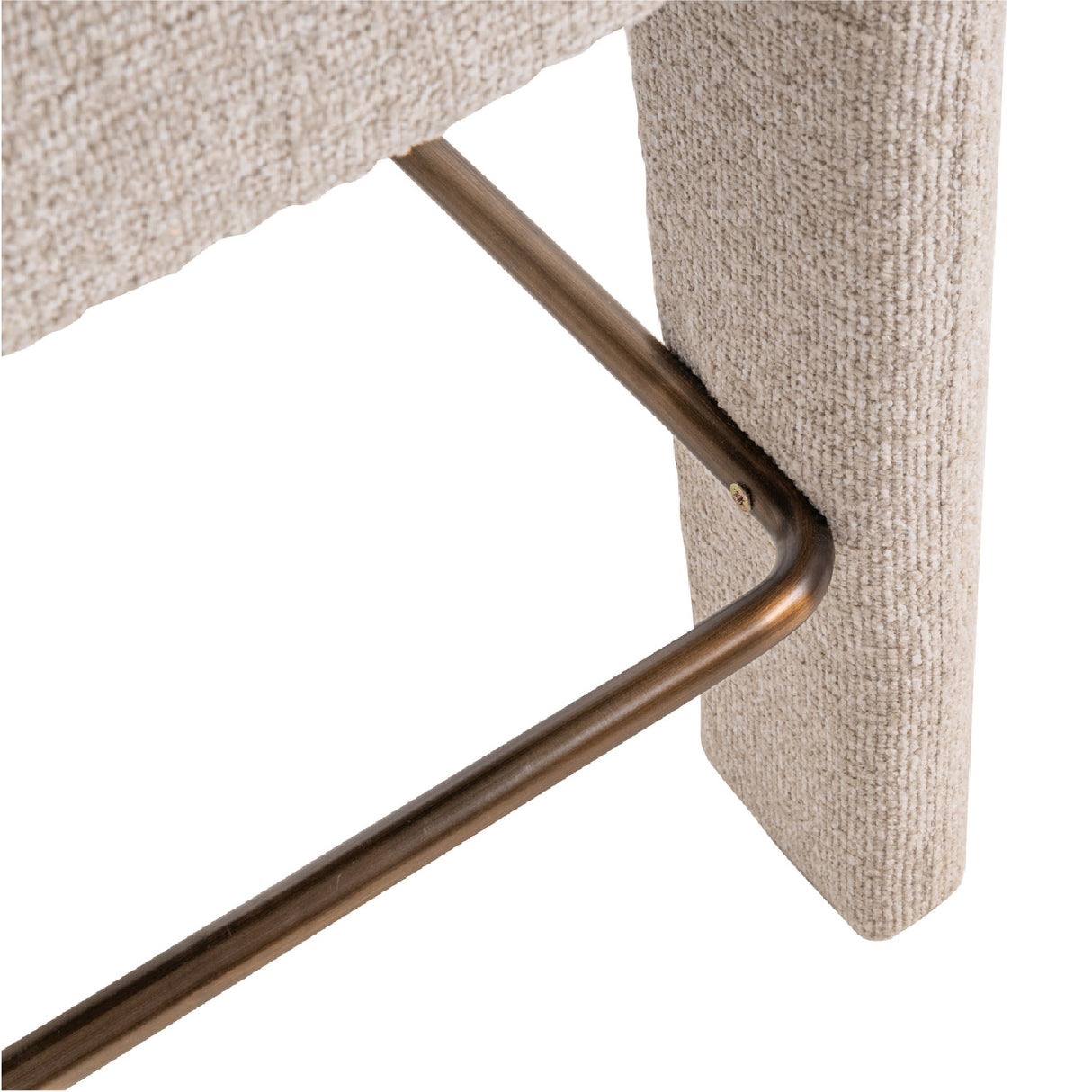 Modern European furniture - Cream 3-Legged Counter Stool - www.oroa.com