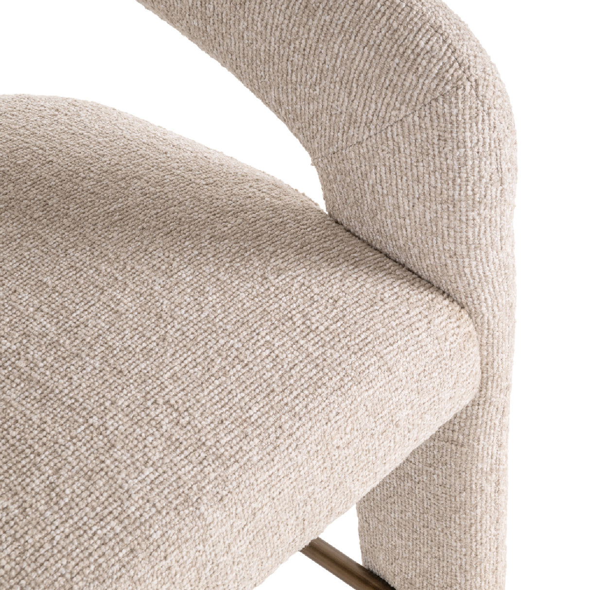 Modern European furniture - Cream 3-Legged Counter Stool - www.oroa.com