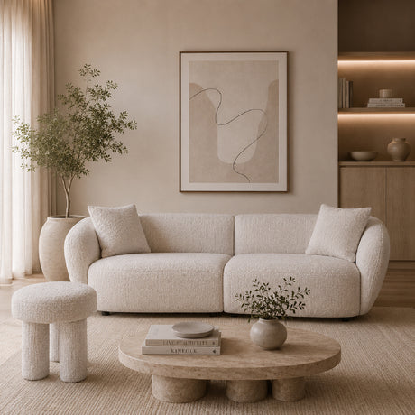   Cream Modern Sofa | Oroa.com