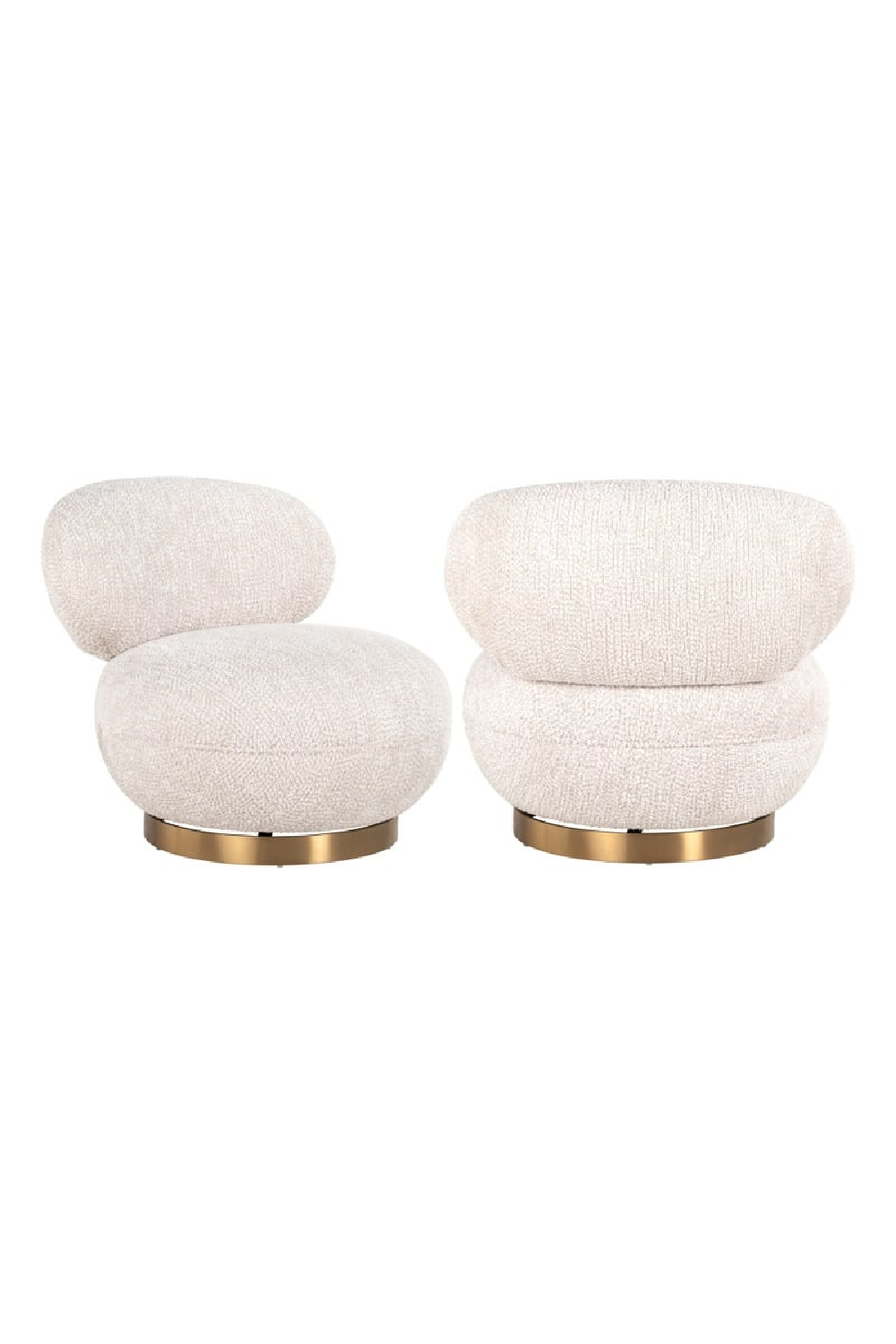 Cream Upholstered Swivel Easy Chair | Richmond Interiors  Jace | Oroa.com