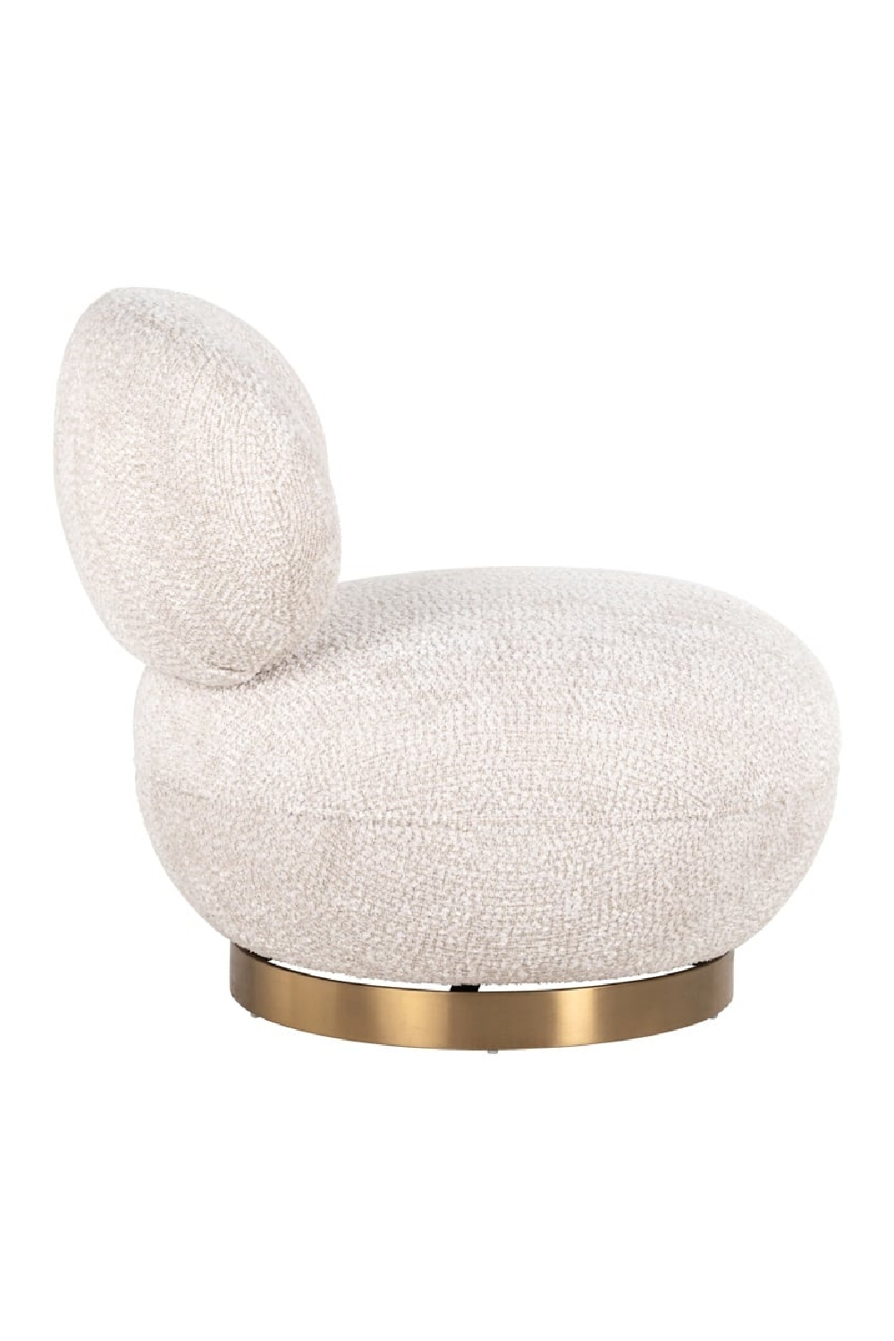 Cream Upholstered Swivel Easy Chair | Richmond Interiors  Jace | Oroa.com