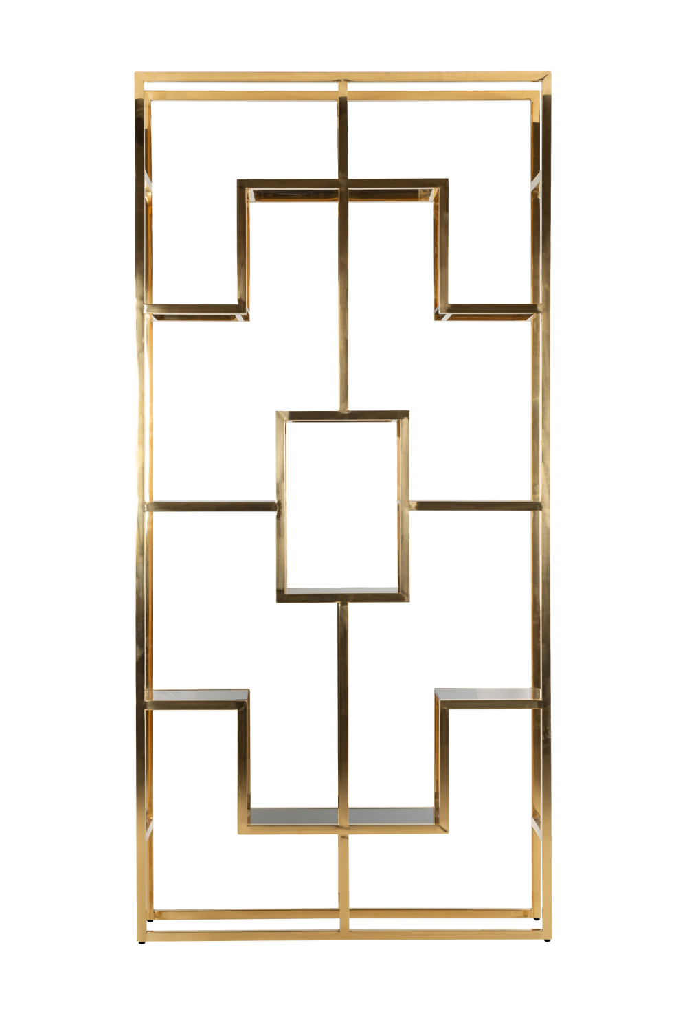 Geometrical Gold Cabinet | Richmond Interiors Magnus | Oroa.com