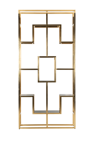 Geometrical Gold Cabinet | Richmond Interiors Magnus | Oroa.com