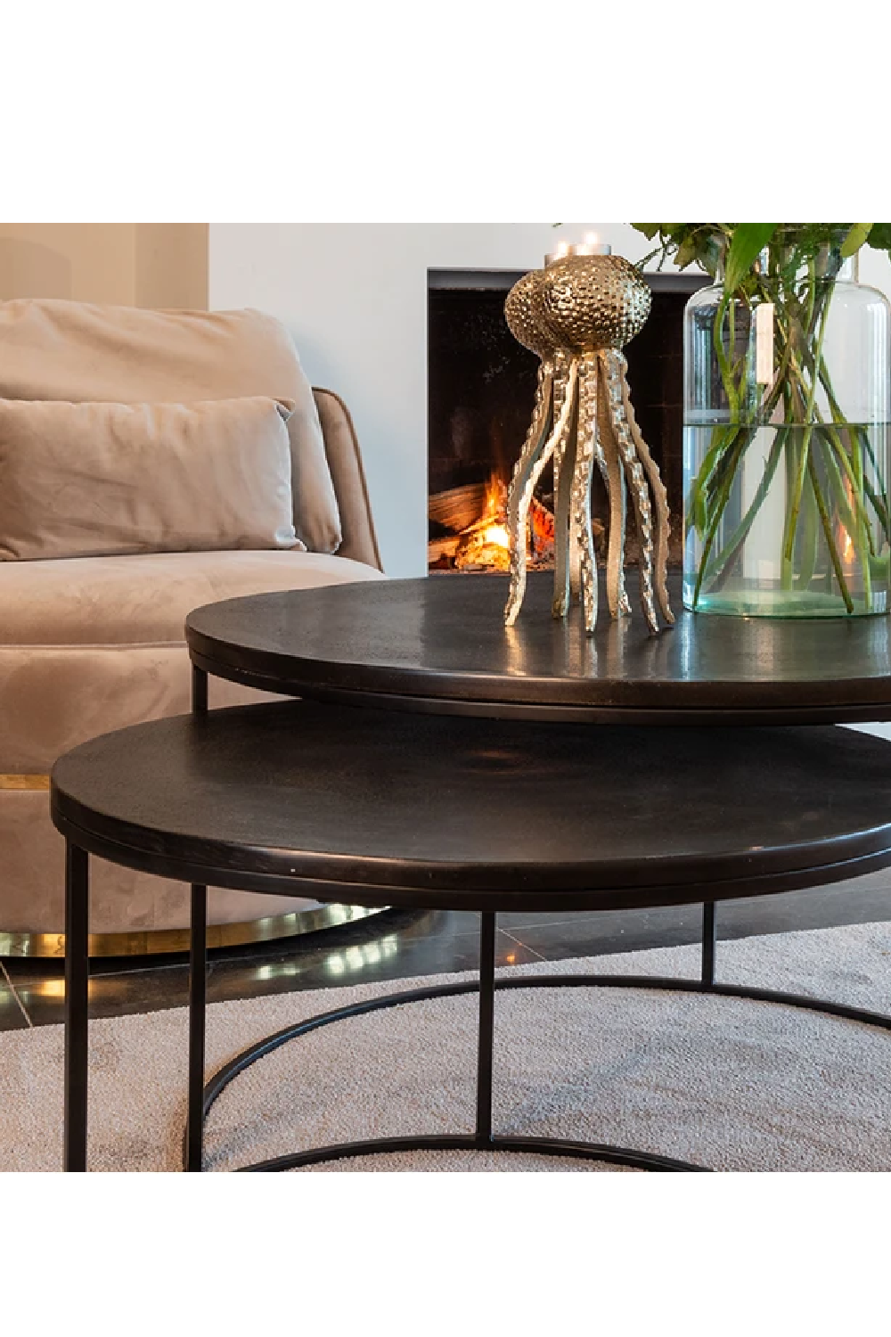 Round Nested Coffee Tables (2) | Richmond Interiors Bolder | Oroa.com