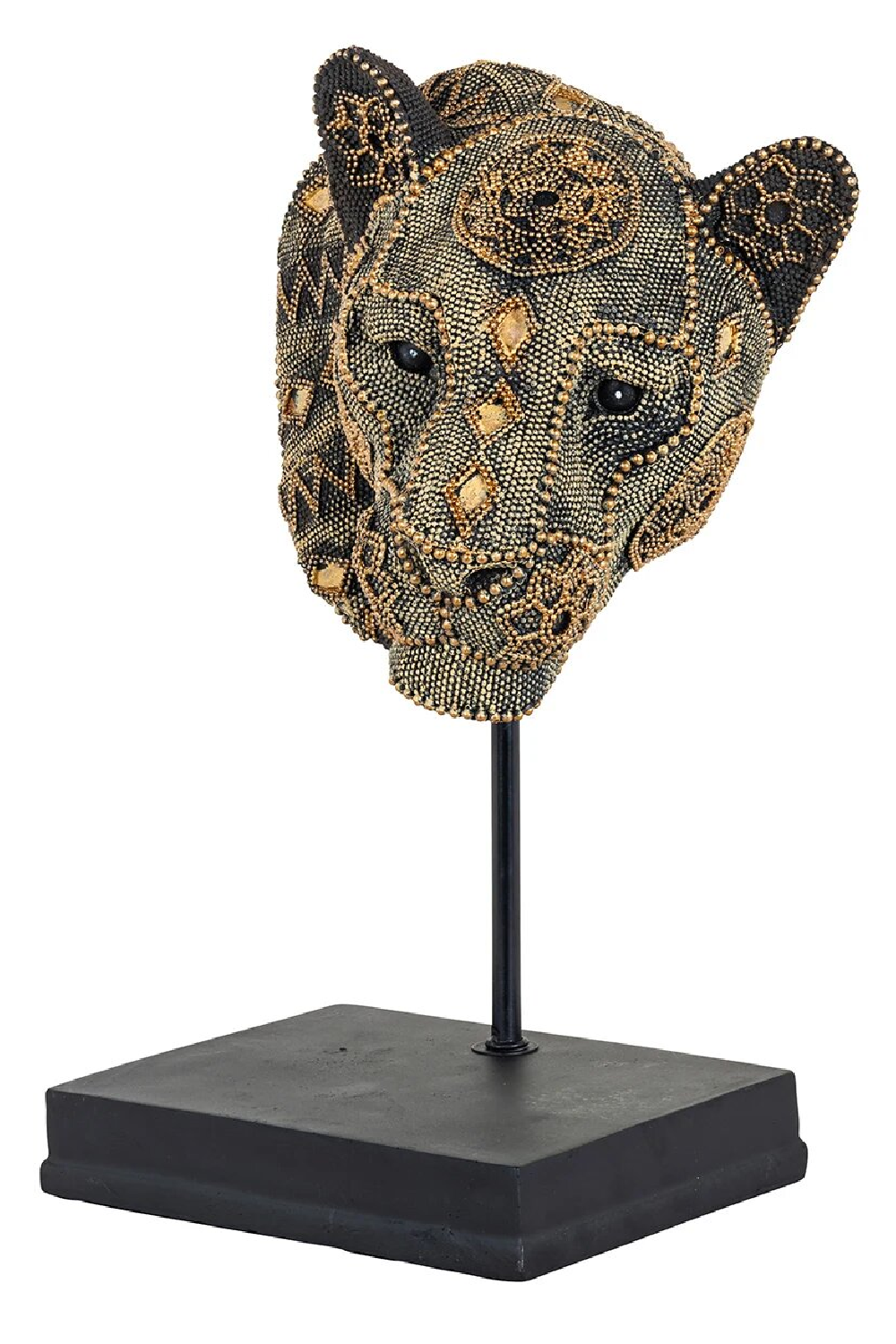 Sequined Panther Head Decor | OROA Yaro | OROA.com