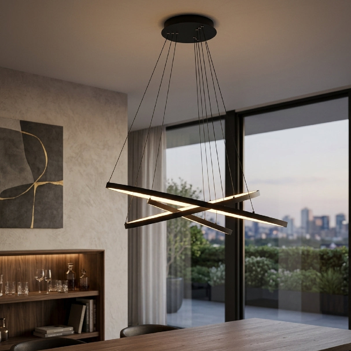   Aluminum Modern Hanging Lamp | Oroa.com