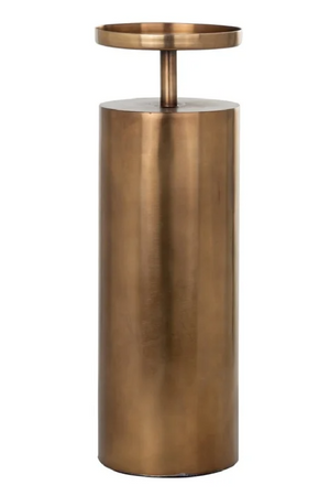 Brushed Gold Candle Holder L | Richmond Interiors Divon | Oroa.com