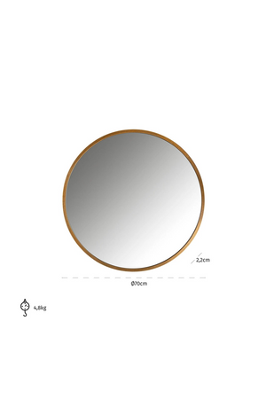 Framed Round Mirror | Richmond Interiors Maeron | Oroa.com