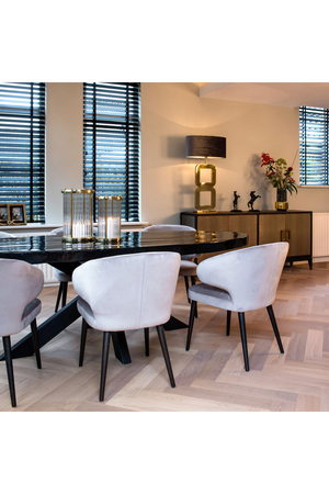 Modern Velvet Dining Chair | Richmond Interiors Indigo | Oroa.com