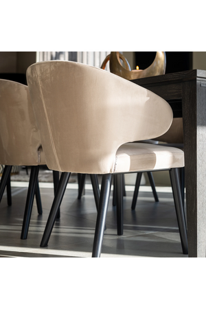 Modern Velvet Dining Chair | Richmond Interiors Indigo | Oroa.com